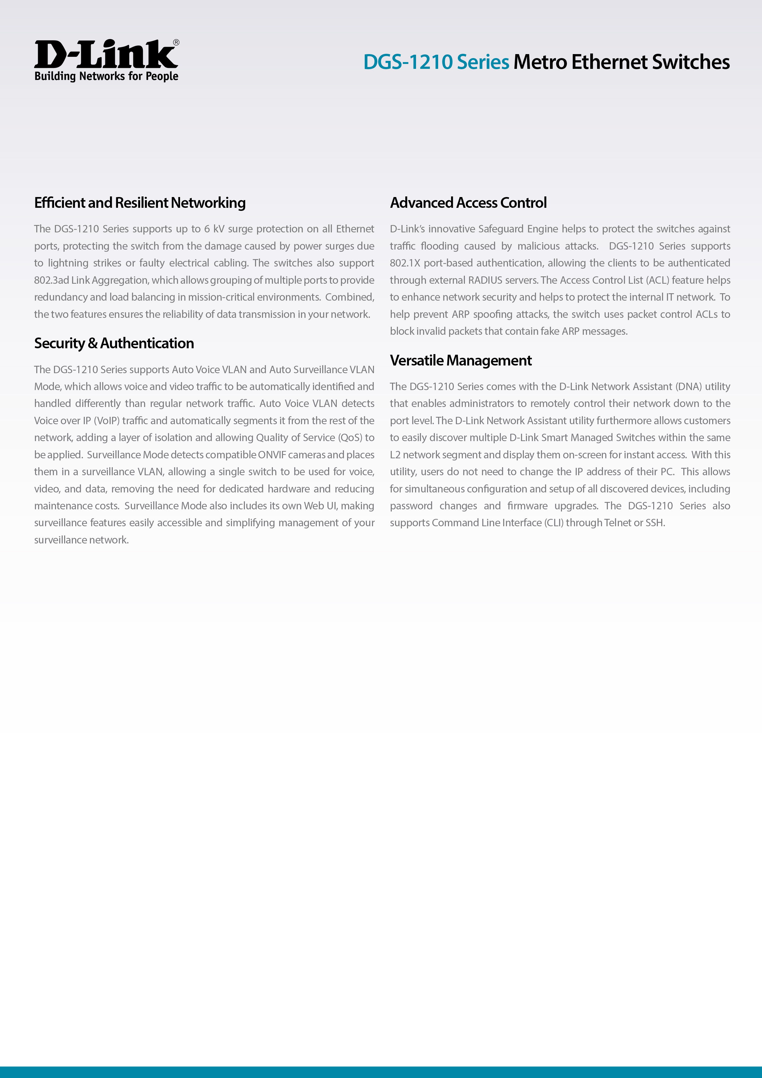 D-LINK DGS‑1210‑10MP 8-Port Gigabit Smart Managed PoE Switch with 2 Gigabit SFP ports BY BILLIONAIRE SECURETECH DGS‑1210‑10MP