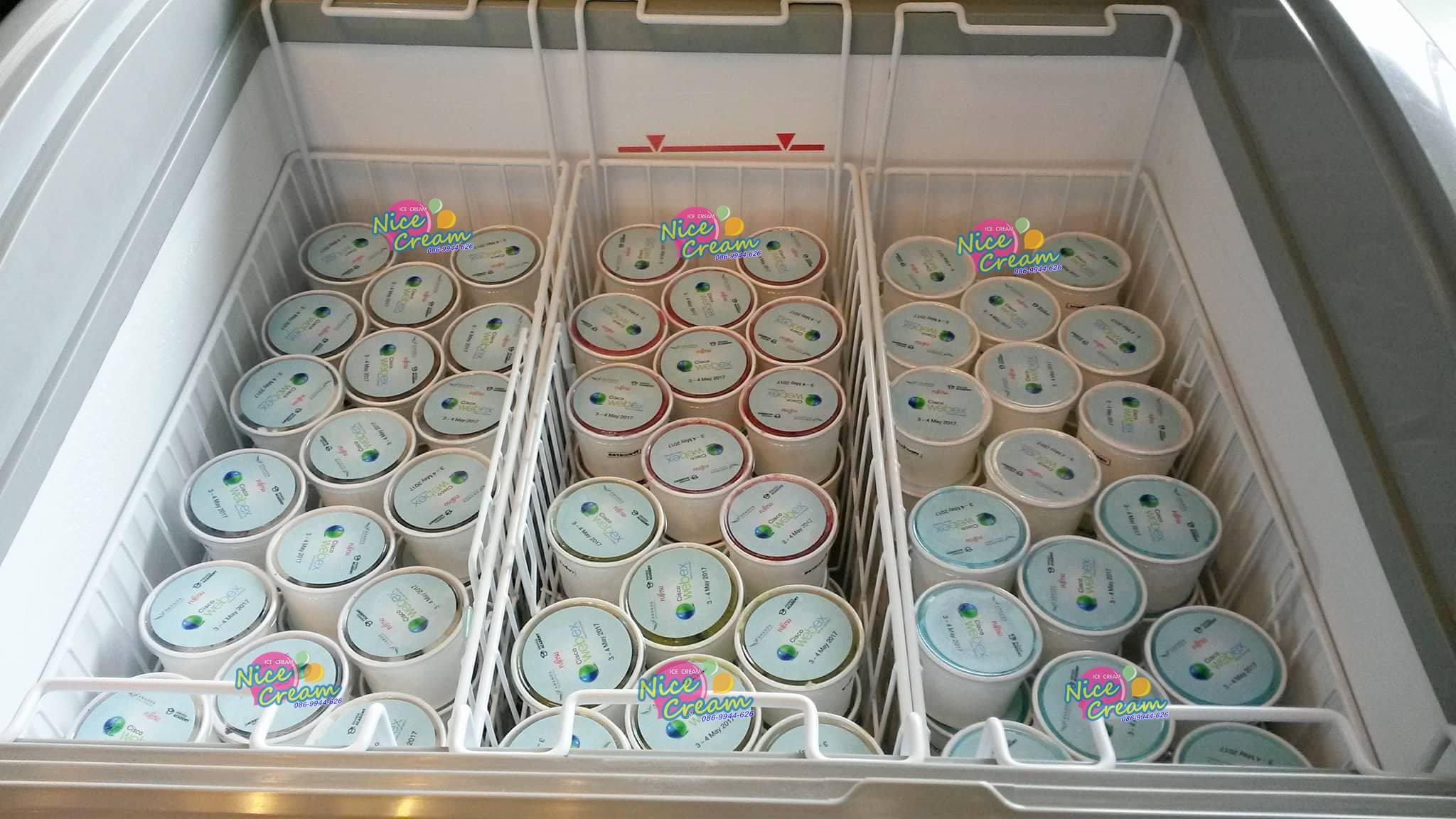 ผลิตไอศครีมถ้วยสำเร็จ แจกในงาน ANANDA วันที่ 3-4 พฤษภาคม 2560 @ อาคาร FYI