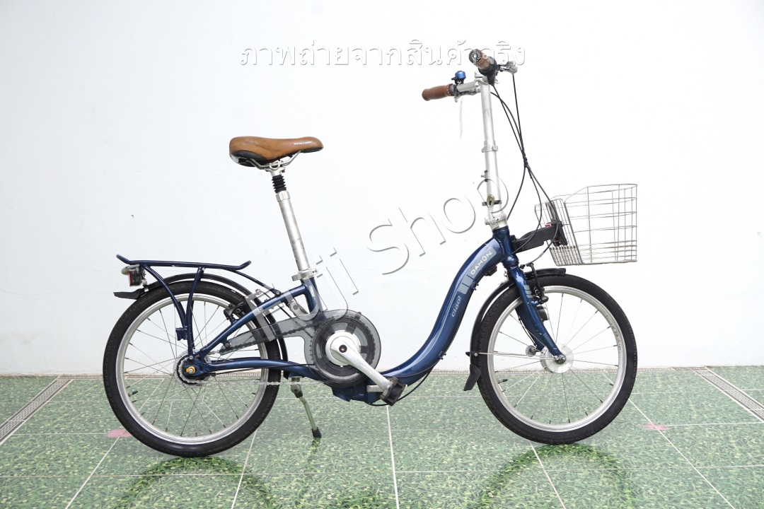 จักรยานพับได้ญี่ปุ่น - ล้อ 20 นิ้ว - มีเกียร์ - อลูมิเนียม - Dahon Ciao P8 - สีน้ำเงิน [จักรยานมือสอง]