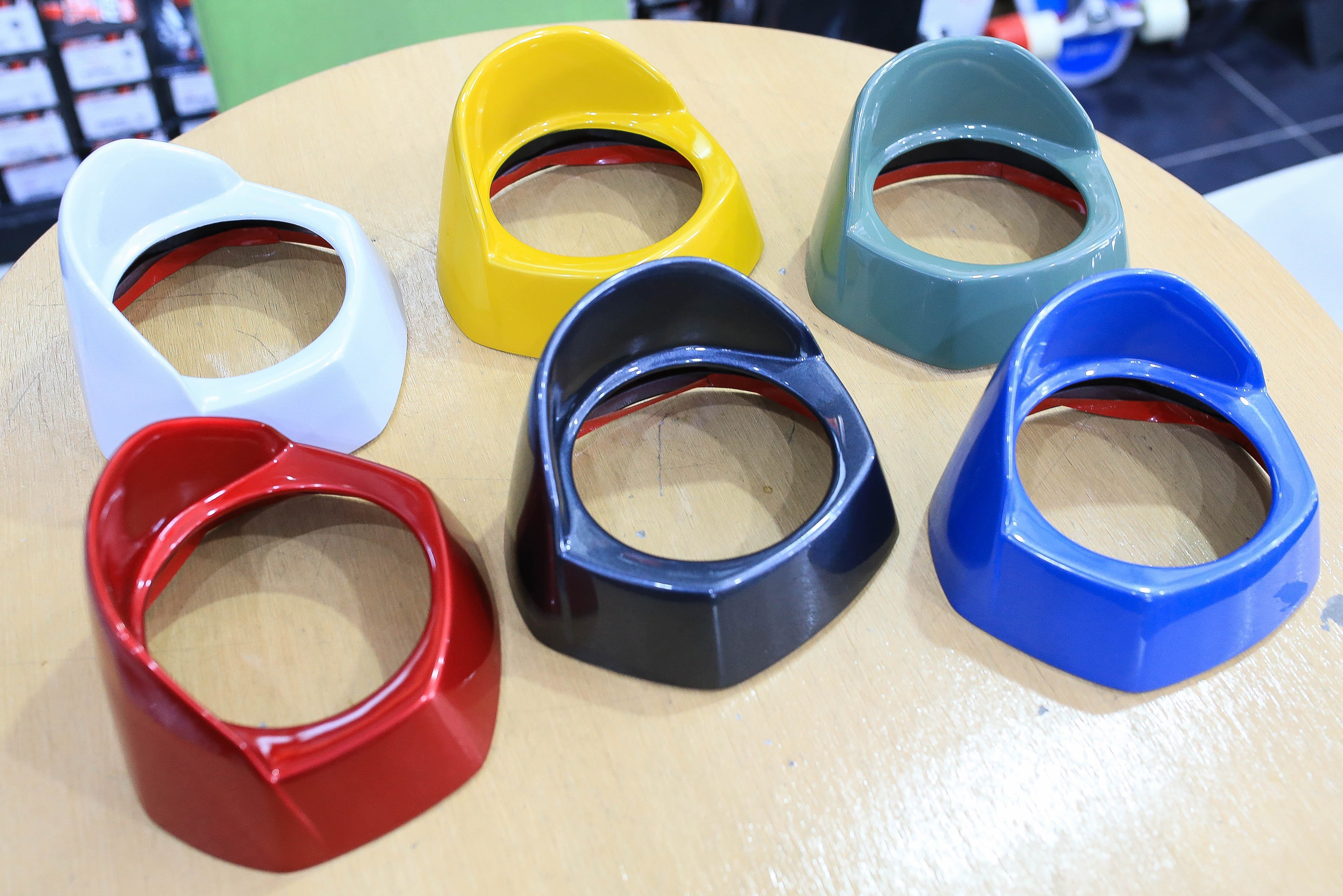 ครอบไฟหน้า Asura Giorno+ (แก๊ปไฟหน้า) สีขาว ดำด้าน ดำเงา ราคา1100