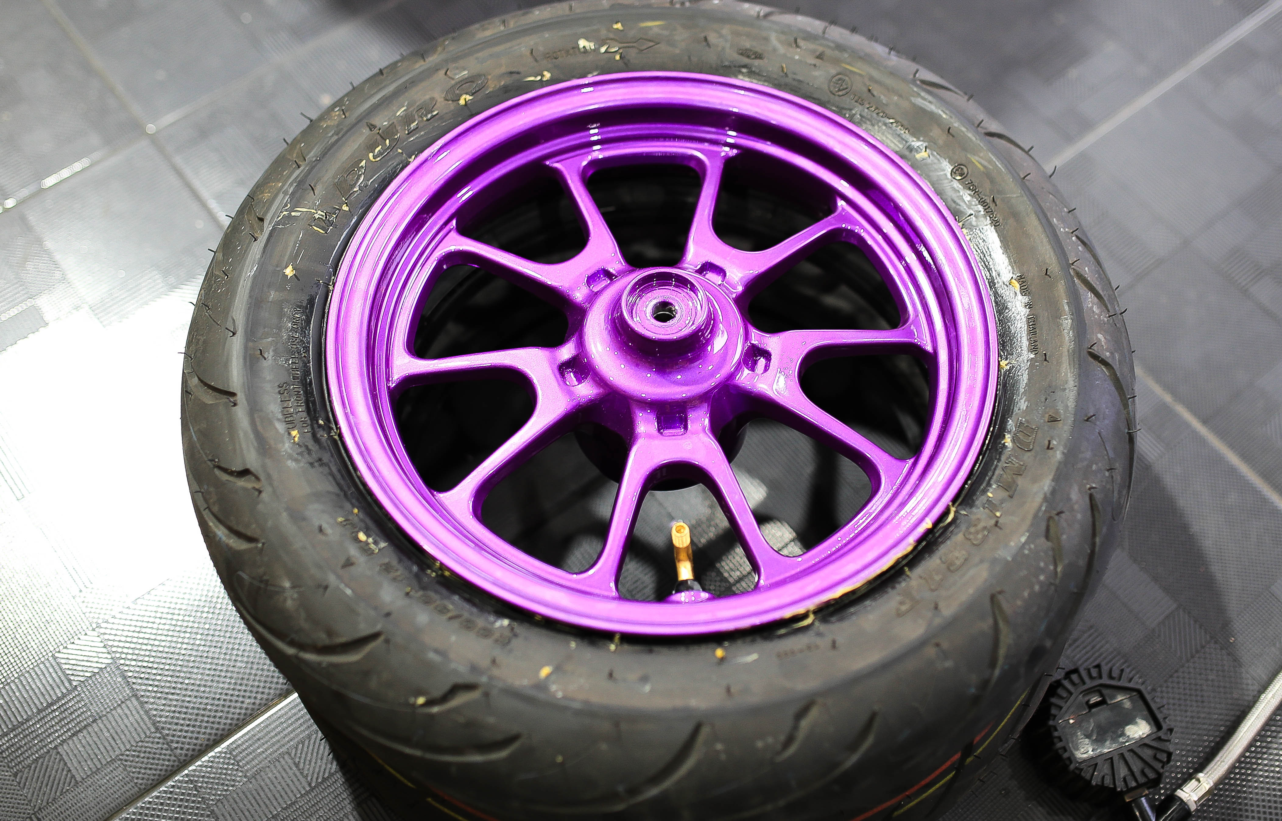 ล้อ-จับหลัง-แคร้-สวิงอาร์ม ทำสี พร้อมสับ Honda Giorno+