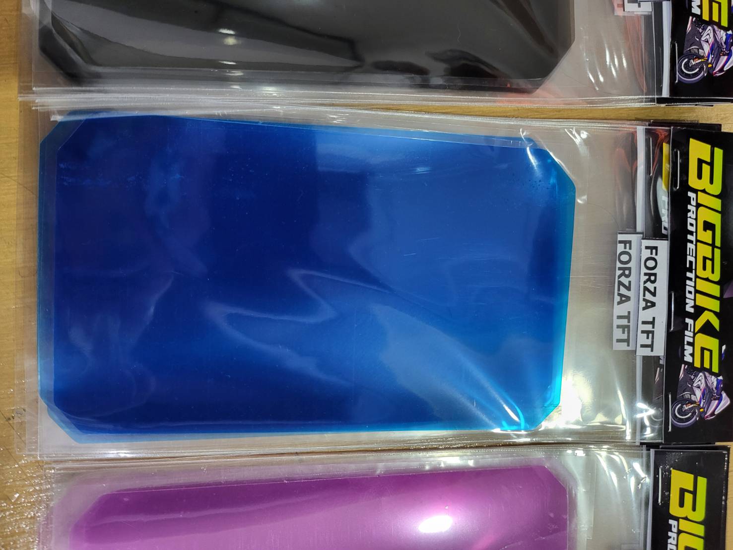 ฟิลม์กันรอยหน้าปัด ALL NEW FORZA 350 จอ TFT มีสีม่วง เขียว แดง ใส รุ้ง เหลือง น้ำเงิน ชา