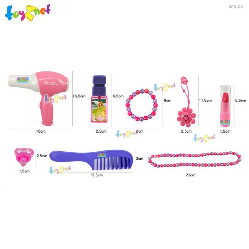 Toyznet ชุดโต๊ะเครื่องแป้งสาวน้อย สีชมพู รุ่น 008-60