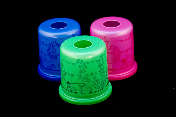 กล่องใส่ทิชชู่กลม พิมพ์ลาย (AP)