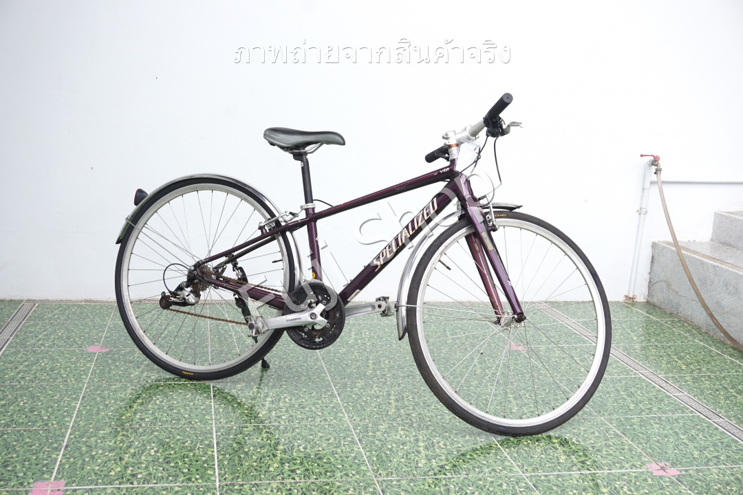 จักรยานไฮบริดญี่ปุ่น - ล้อ 700c - มีเกียร์ - อลูมิเนียม - Specialized Elites Vita - น้ำตาล [จักรยานมือสอง]