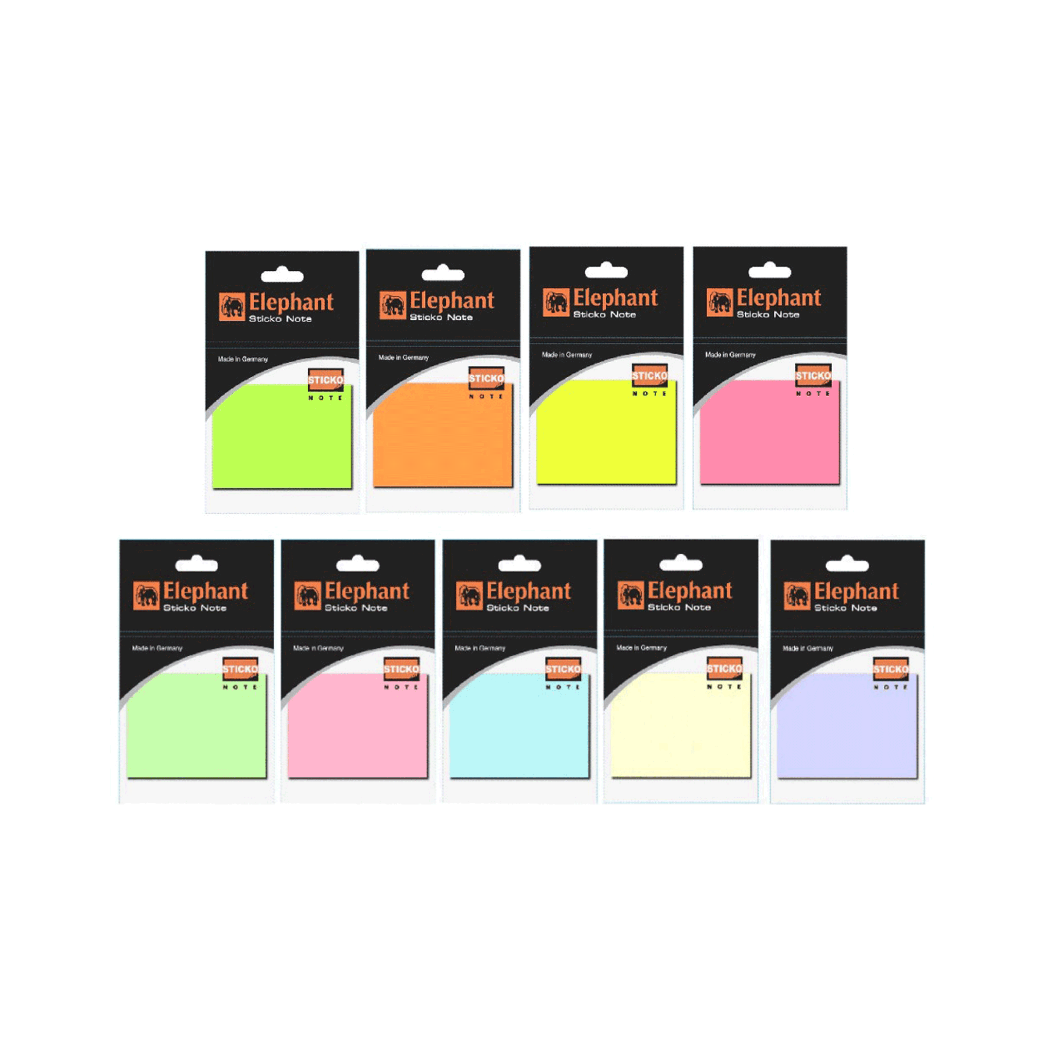 กระดาษโน๊ต Sticky Notes ตราช้าง Elephant กระดาษโน๊ตมีกาว 2x3 นิ้ว จำนวน 1 แพ็ค