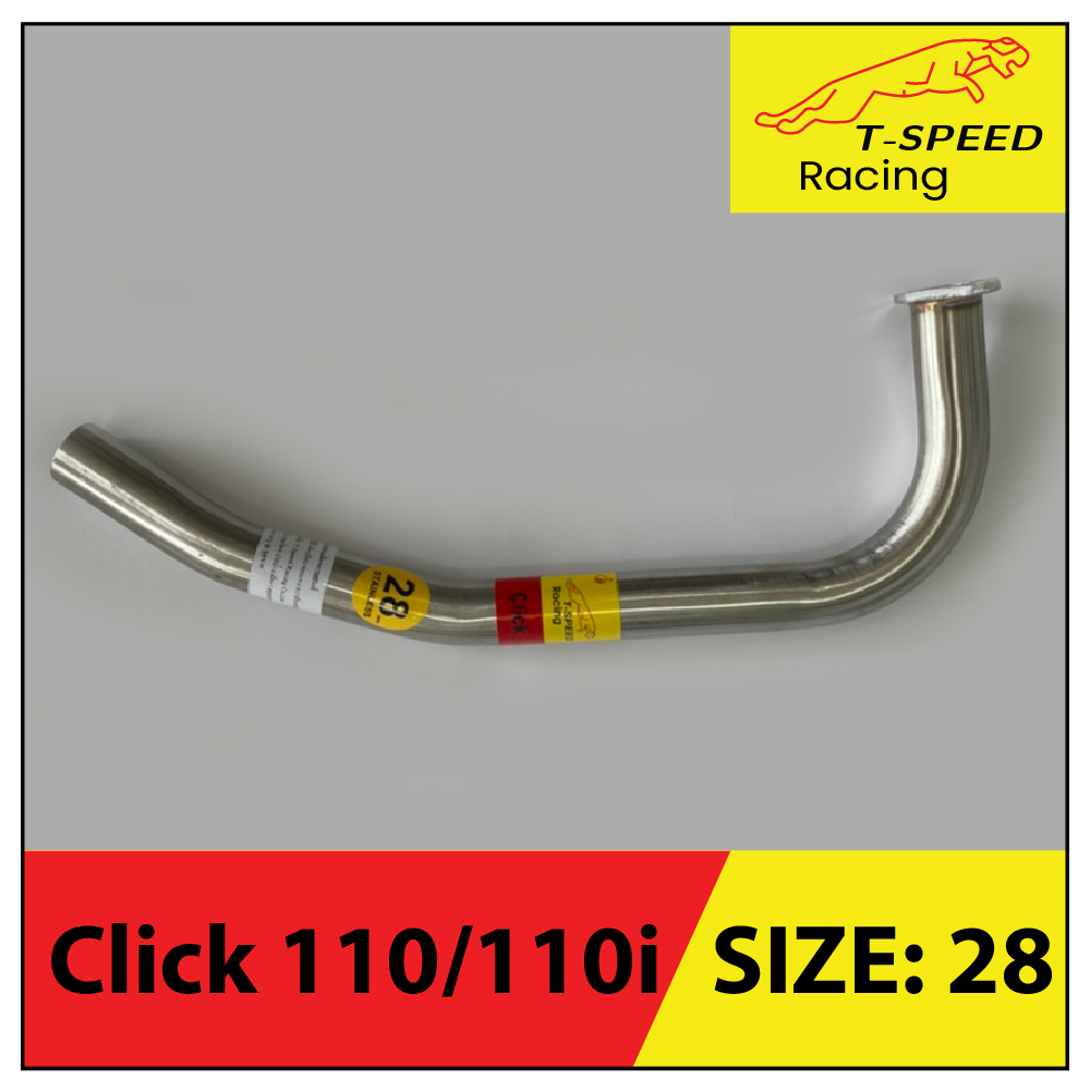 คอท่อ Honda Click 110/110i 🔩 Stainless steel แท้ เกรด 304 หนา: 1.2 มิลลิเมตร มีขนาดให้เลือก: 22 m.m. ราคา 250 บาท 25 m.m. ราคา 250 บาท 28 m.m. ราคา 300 บาท 32 m.m. ราคา 400 บาท