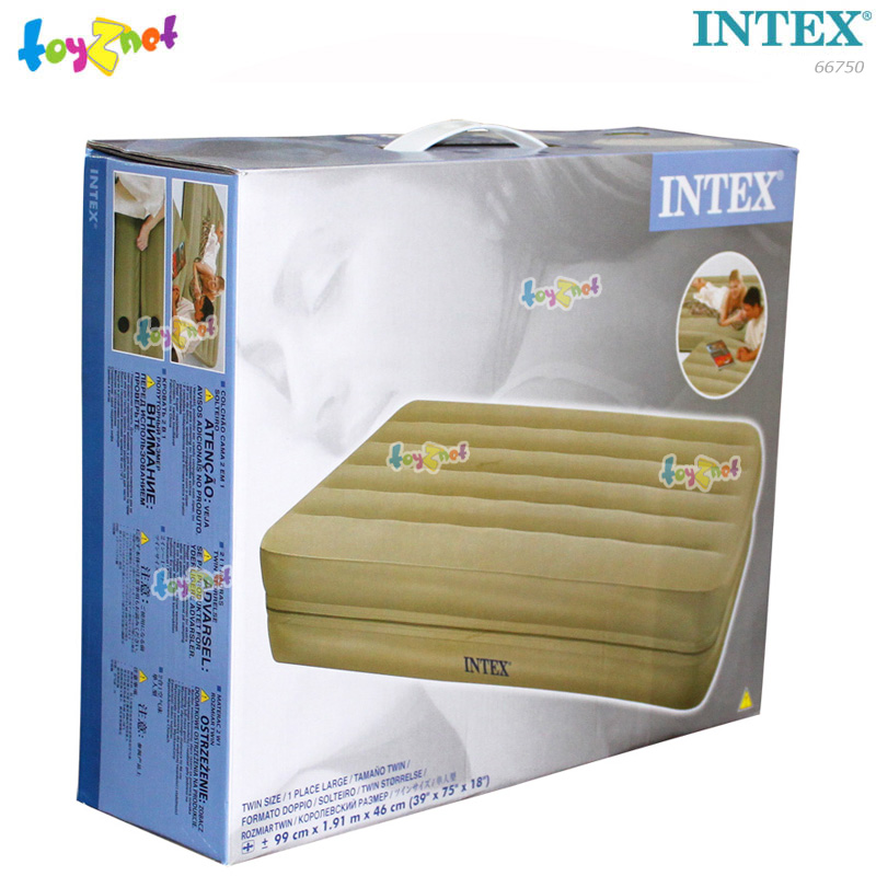 Intex 2-in-1 Airbed 3.5 ft. (Twin) 0.99x1.91x0.46 m. No.66750