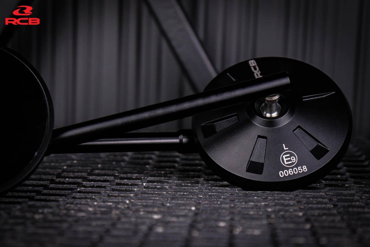 กระจก RCB S6 side mirror มี 4 สี ดำ,แดง,น้ำเงิน,เงิน