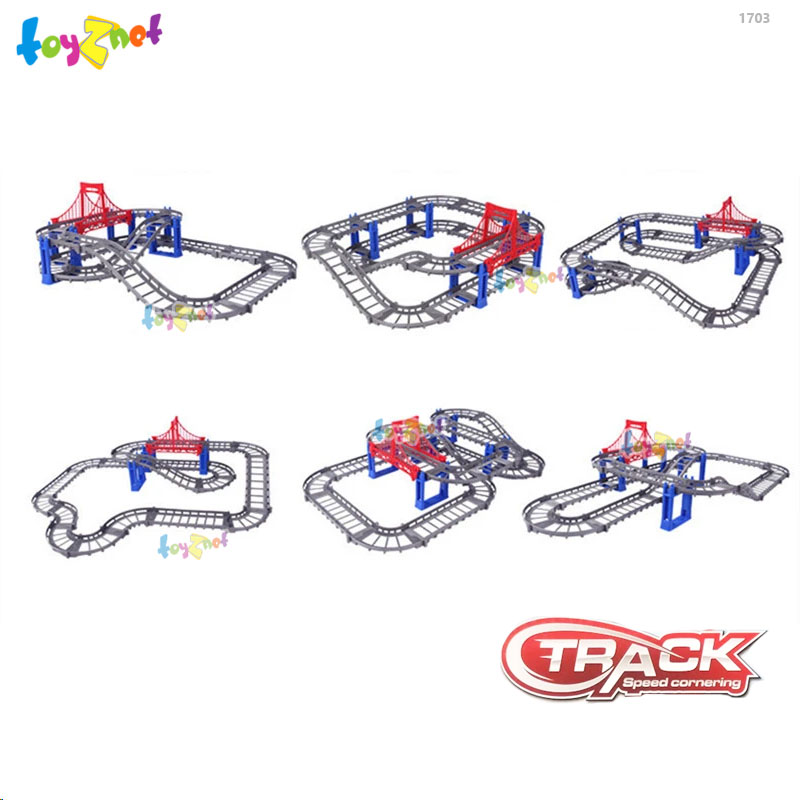 Toyznet B/O TRACK SPEED CORNERING (Blue) No.1703