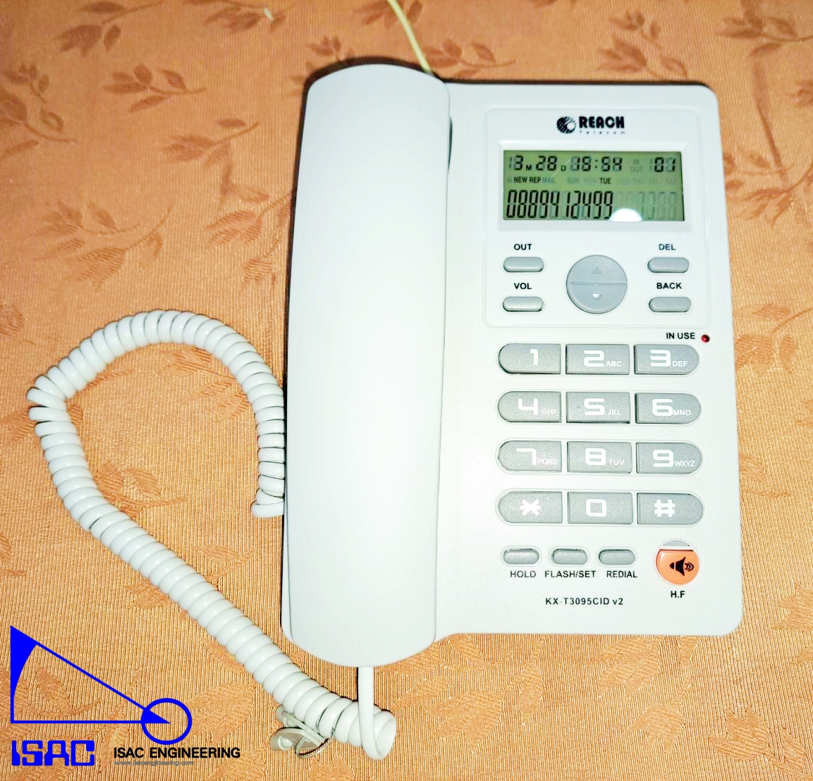 REACH KX-T3095CID v2 สีขาว