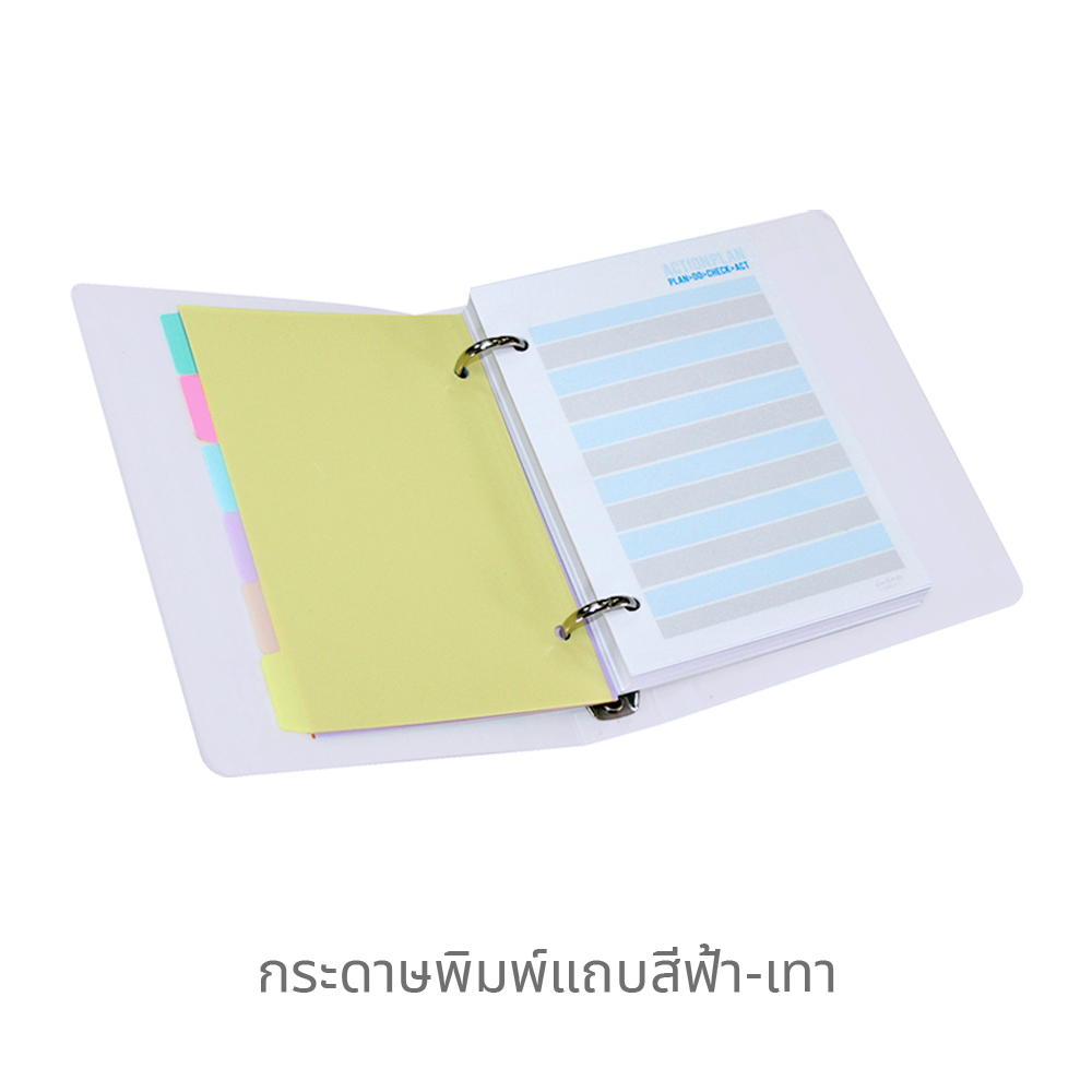 Ring Binder Notebooks with PP Covers Smart Organizer and Index Dividers
