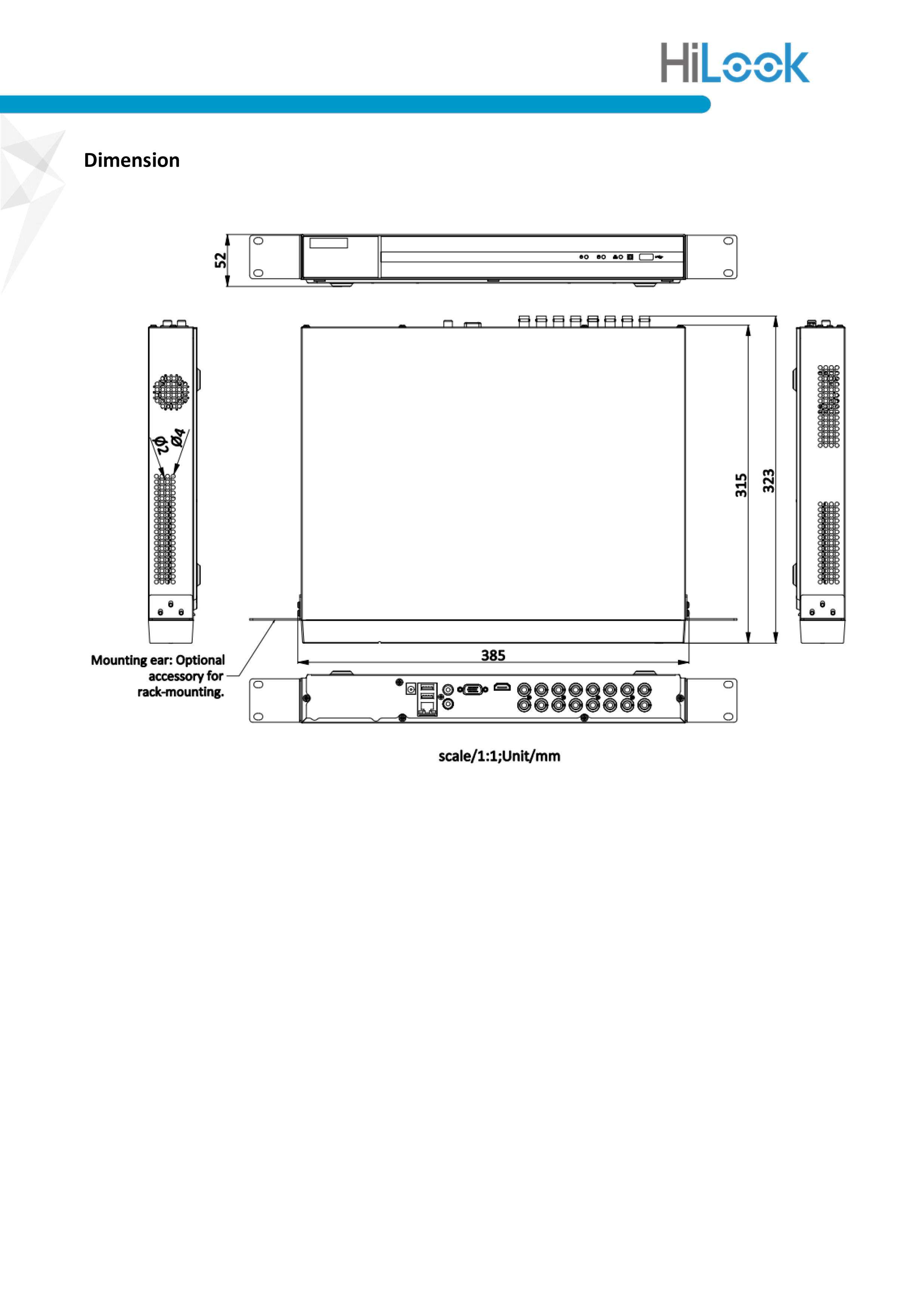 HILOOK DVR-216Q-M2 เครื่องบันทึกสำหรับกล้องวงจรปิดระบบ HD 16 CH ใส่ HDD ภายในได้สูงสุด 2 ลูก BY BILLIONIRE SECURETECH DVR-216Q-M2