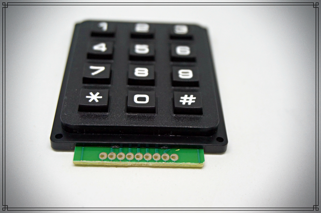 4 X 3 Matrix 12 Keys Keypad Module สำหรับ Arduino