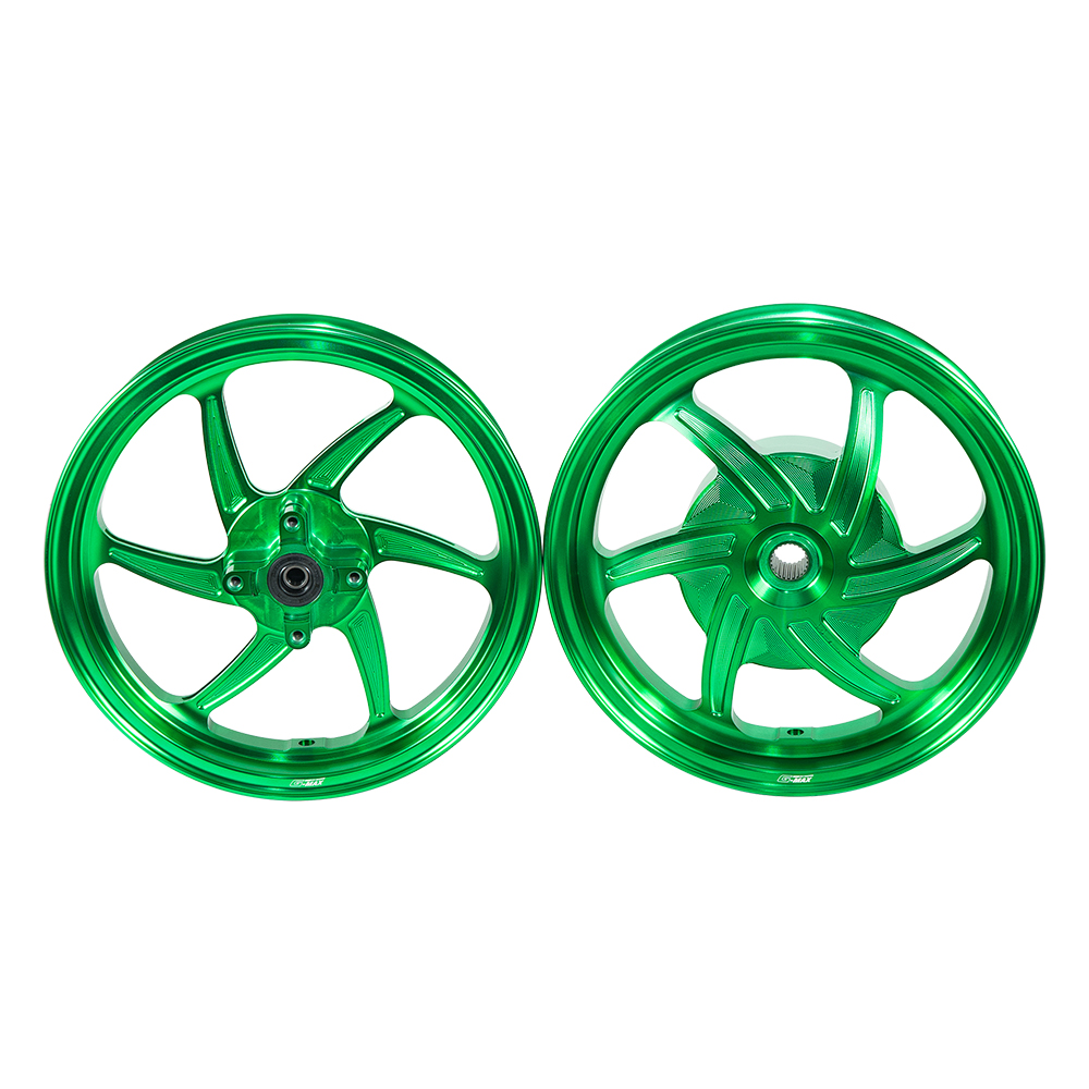 ล้อแม็ก G-MAX RACING GIORNO+ ABS/CBS (ขอบ12) GTR THAILAND แดง - ทอง - เขียว - น้ำเงิน - ส้ม - ม่วง - ชมพู ราคา 7,900 บาท/คู่