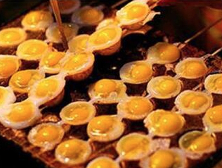 เตาทอดไข่นกกระทาเสียบไม้ ขนาด 35 หลุม ระบบแก๊ส