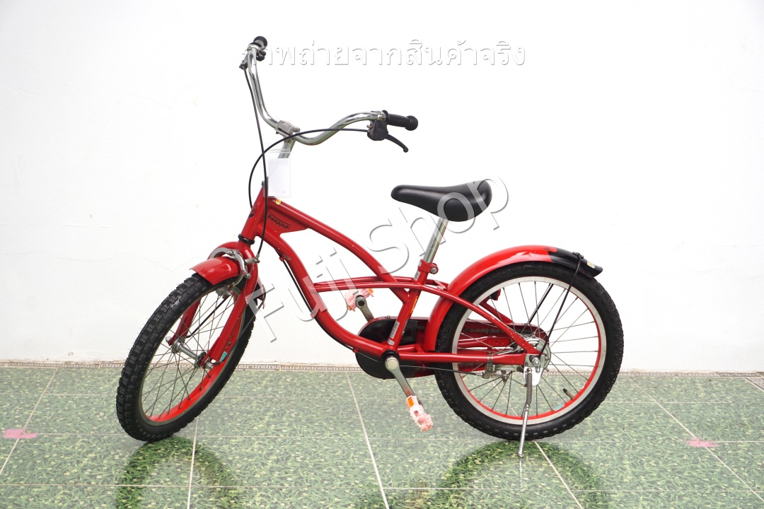 จักรยานเด็กญี่ปุ่น- ล้อ 18 นิ้ว - ไม่มีเกียร์ - สีแดง [จักรยานมือสอง]