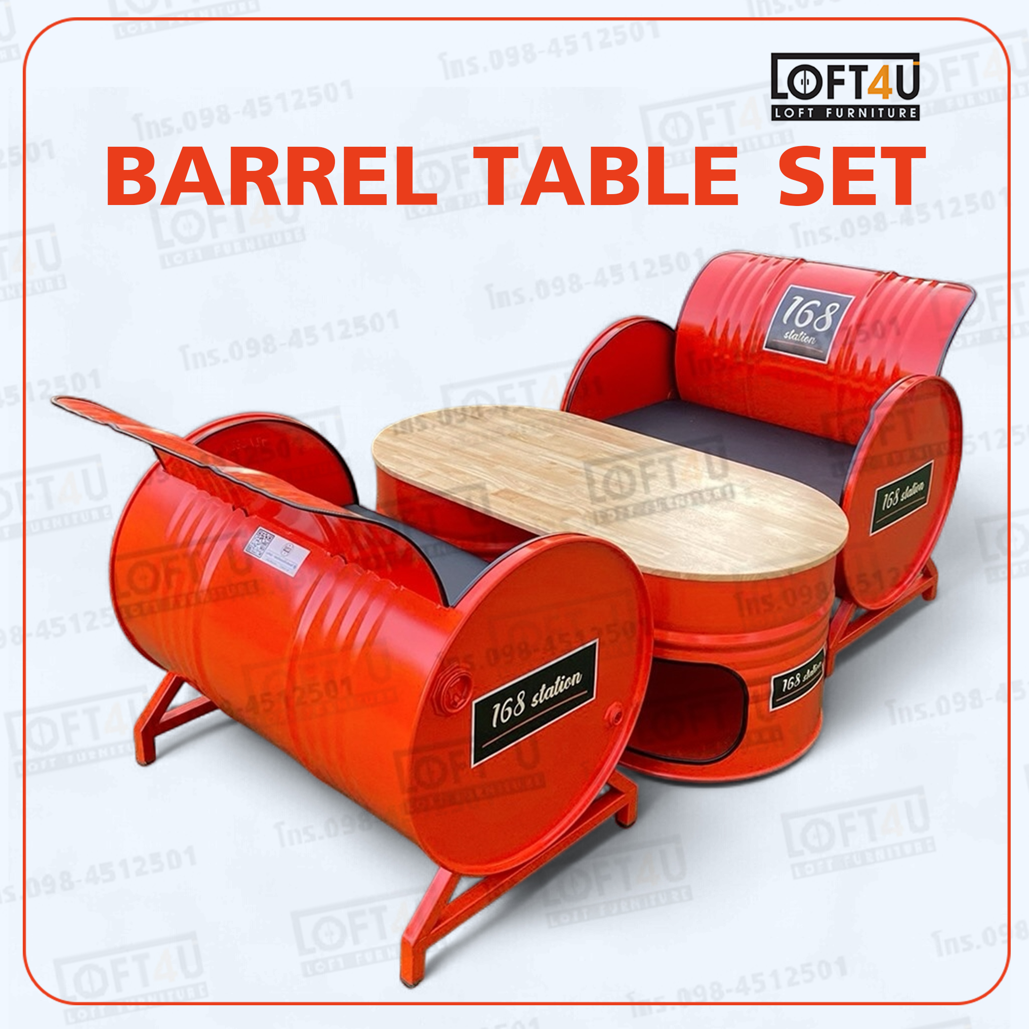 โซฟารับแขก Sofa Table Set : leather cushion / 2-4 seats