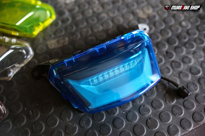 กรอบไฟท้ายGiorno สีใส-สโม๊ค-เหลือง-น้ำเงิน ราคา650