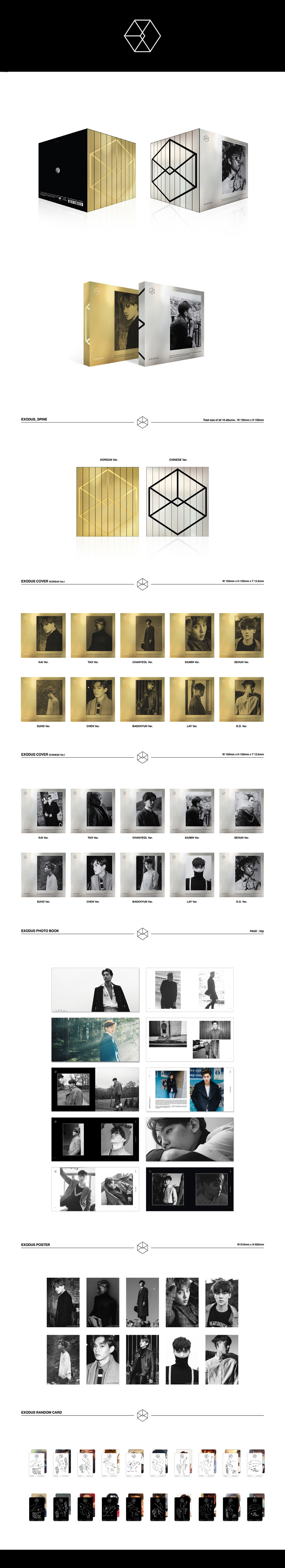 [PRE-ORDER] EXO - 2nd Album "EXODUS" (Chinese Ver.)