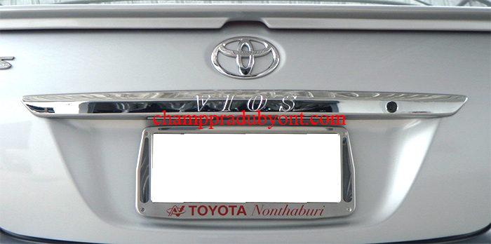 คิ้วฝาท้ายโครเมี่ยม TOYOTA VIOS 07-10