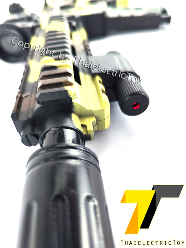ปืนลูกเจลหรือลูกพลาสติกขนาด 6 mm ยาว 76 ซม. แถมกระสุนเจล 3,000 นัด (ลายพราง)