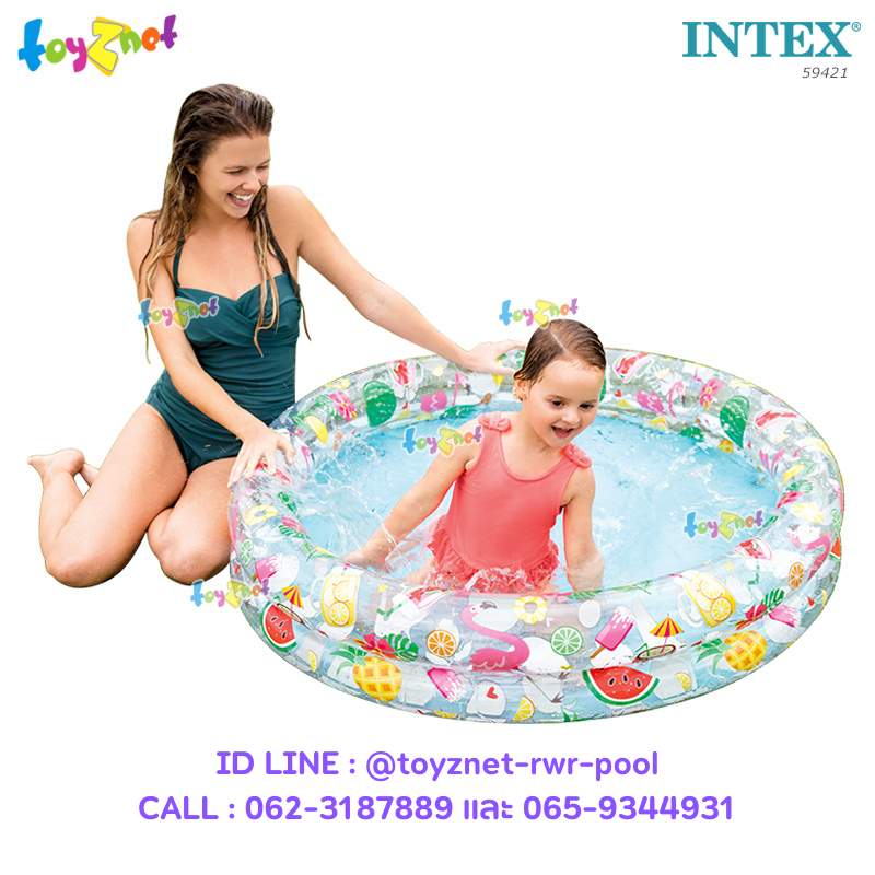 Intex Just So Fruity Pool 1.22x0.25 m no.59421