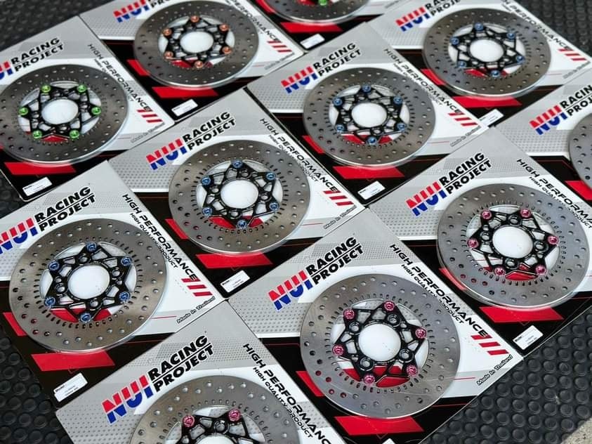 จานแท้ แต่งไส้ Nui racing สำหรับ Giorno + 🔥🔥 • ไส้ดำหมุดแดง • ไส้ดำหมุดส้ม • ไส้ดำหมุดชมพู • ไส้ดำหมุดเขียว • ไส้ดำหมุดน้ำเงิน ราคา2500