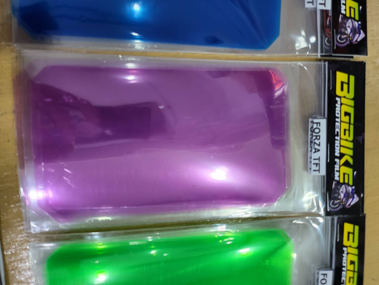 ฟิลม์กันรอยหน้าปัด ALL NEW FORZA 350 จอ TFT มีสีม่วง เขียว แดง ใส รุ้ง เหลือง น้ำเงิน ชา