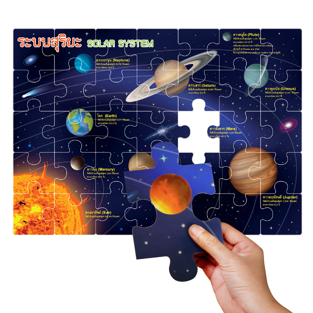 35 pieces Jigsaw Puzzles Game ET-597 Solar System