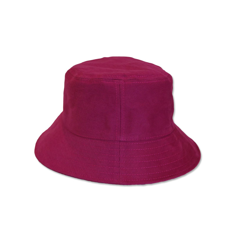 หมวก Bucket หมวกปีกรอบ สีพื้น (สีแดง) by Season Tales