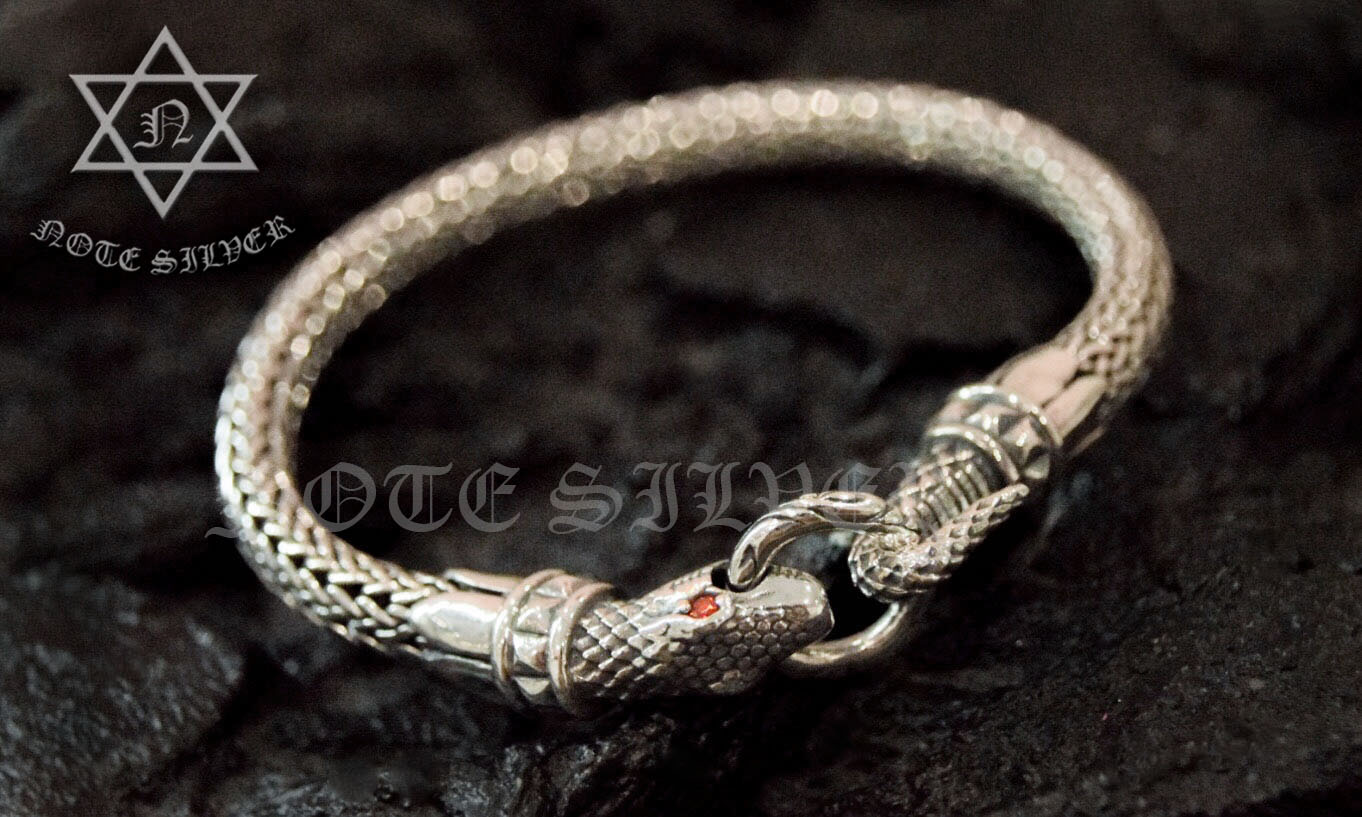 สร้อยข้อมือเงินแท้ ลายหัวงู Sterling Silver .925 NSBL1790