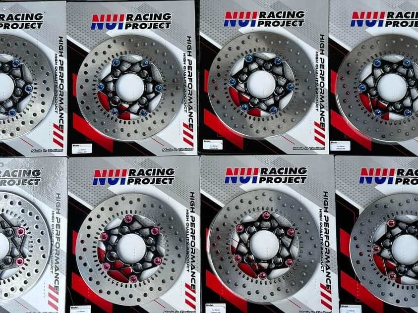 จานแท้ แต่งไส้ Nui racing สำหรับ Giorno + 🔥🔥 • ไส้ดำหมุดแดง • ไส้ดำหมุดส้ม • ไส้ดำหมุดชมพู • ไส้ดำหมุดเขียว • ไส้ดำหมุดน้ำเงิน ราคา2500