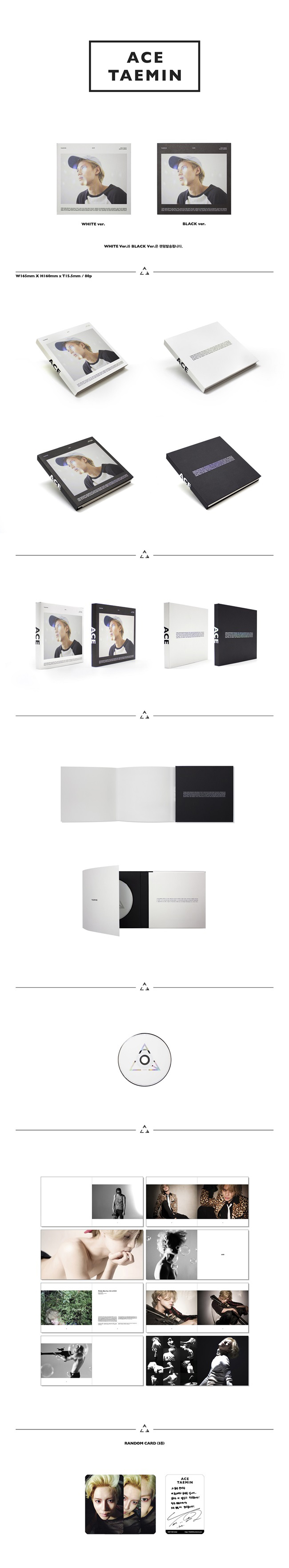 [PRE-ORDER] TAEMIN (SHINee) - 1st Mini Album "ACE"