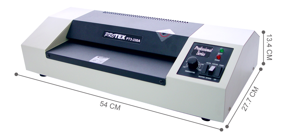 ขนาด เครื่องเคลือบบัตร A3 PROTEX รุ่น PT3-330A