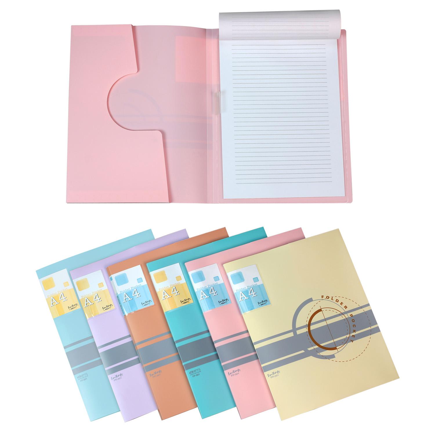 แฟ้มสัมมนา A4 Folder Pocket FP-501