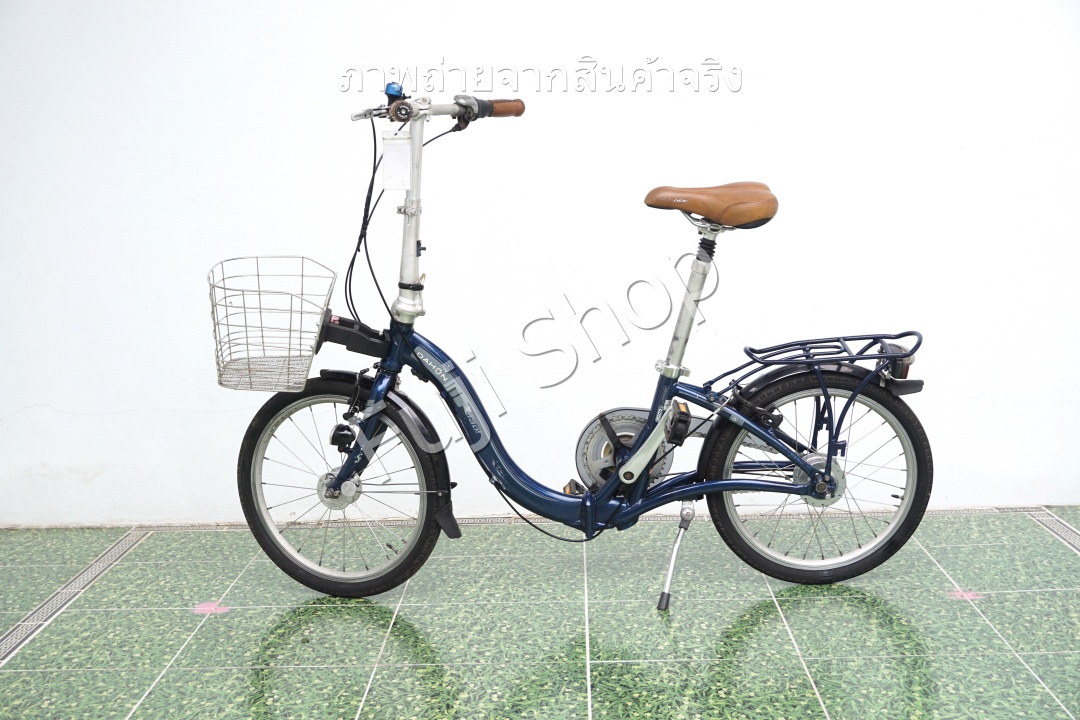จักรยานพับได้ญี่ปุ่น - ล้อ 20 นิ้ว - มีเกียร์ - อลูมิเนียม - Dahon Ciao P8 - สีน้ำเงิน [จักรยานมือสอง]