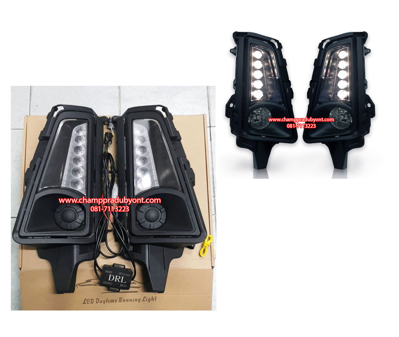 เดย์ไลท์ Daylight Toyota Hiace Commuter 2019 2020 มีไฟเลี้ยววิ่ง