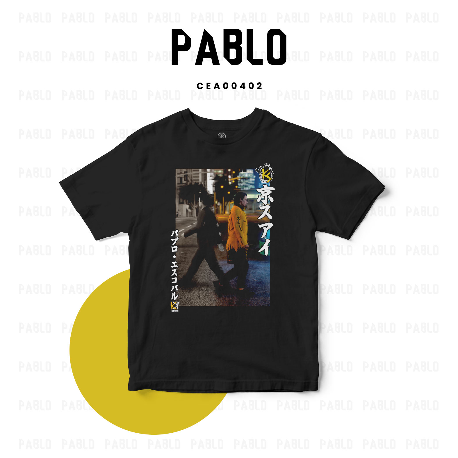 เสื้้อยืด พิมพ์ลาย T-SHIRT เพื่อนพาโบล III (Black) CEA00402 #เพื่อนพาโบล #SHOPTER
