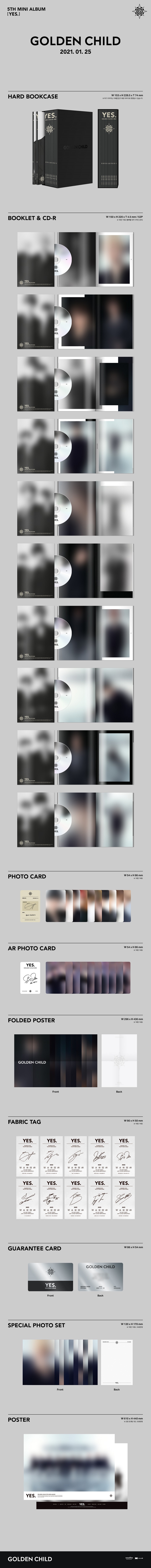 [PRE-ORDER] GOLDEN CHILD - 5th Mini Album "YES."