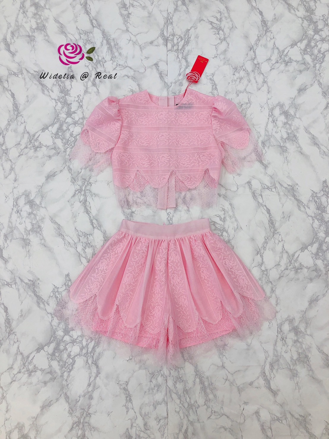 Landmee Set เซ็ทเสื้อกับกระโปรงสุดน่ารัก