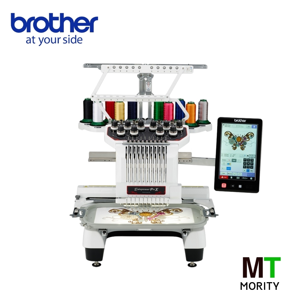 จักรปัก BROTHER รุ่น PR1055X - จักรปักคอม หัวเดียว 10 เข็ม