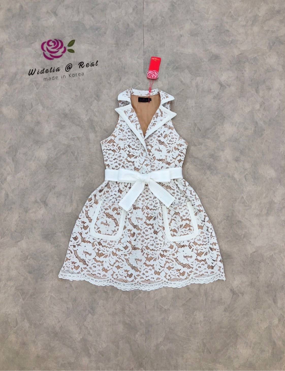 Lyn Dress :: เดรสแขนกุดคอปกเชิ๊ตสุดเก๋