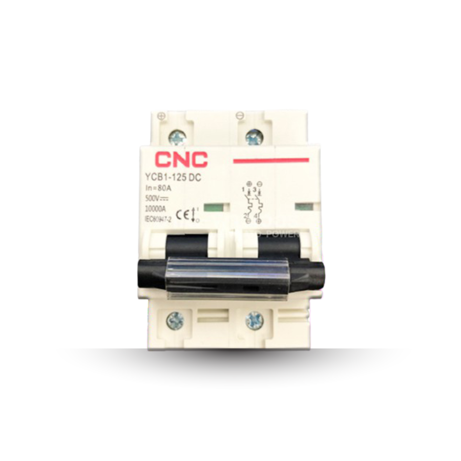 CNC Breaker รุ่น YCB1-125DC 80A | เบรกเกอร์ 80 A อุปกรณ์ป้องกัน ชุดเบรกเกอร์