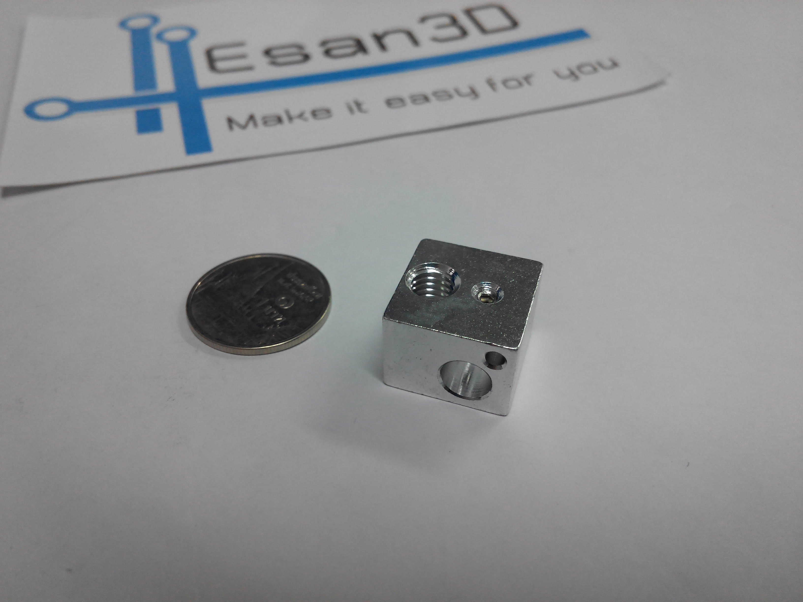 Heating block for 3D printer E3D V5