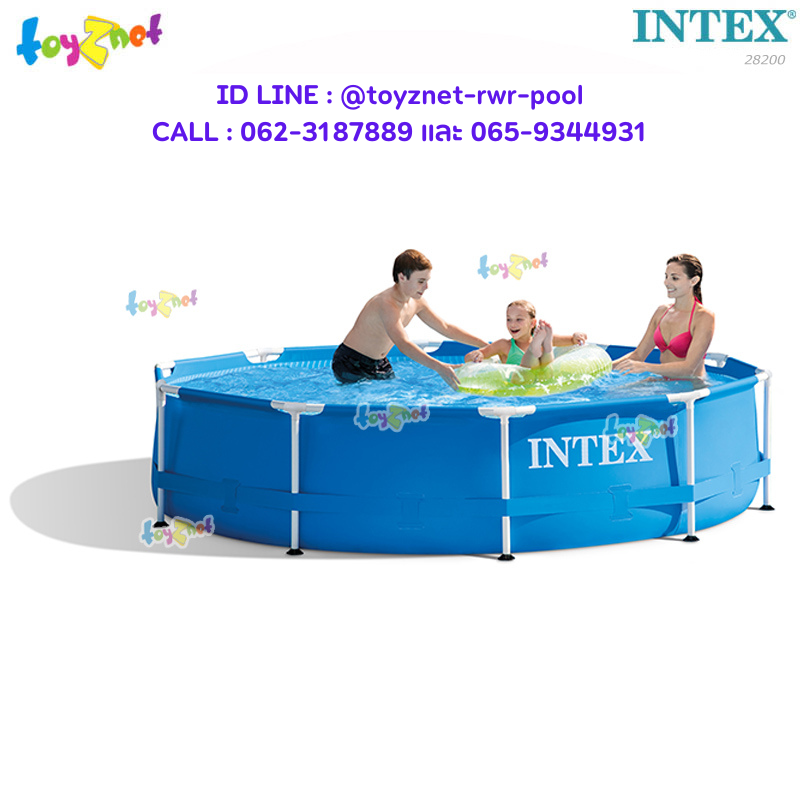 Intex 10ft Metal Frame Pool (3.05x0.76 m.) No.28200