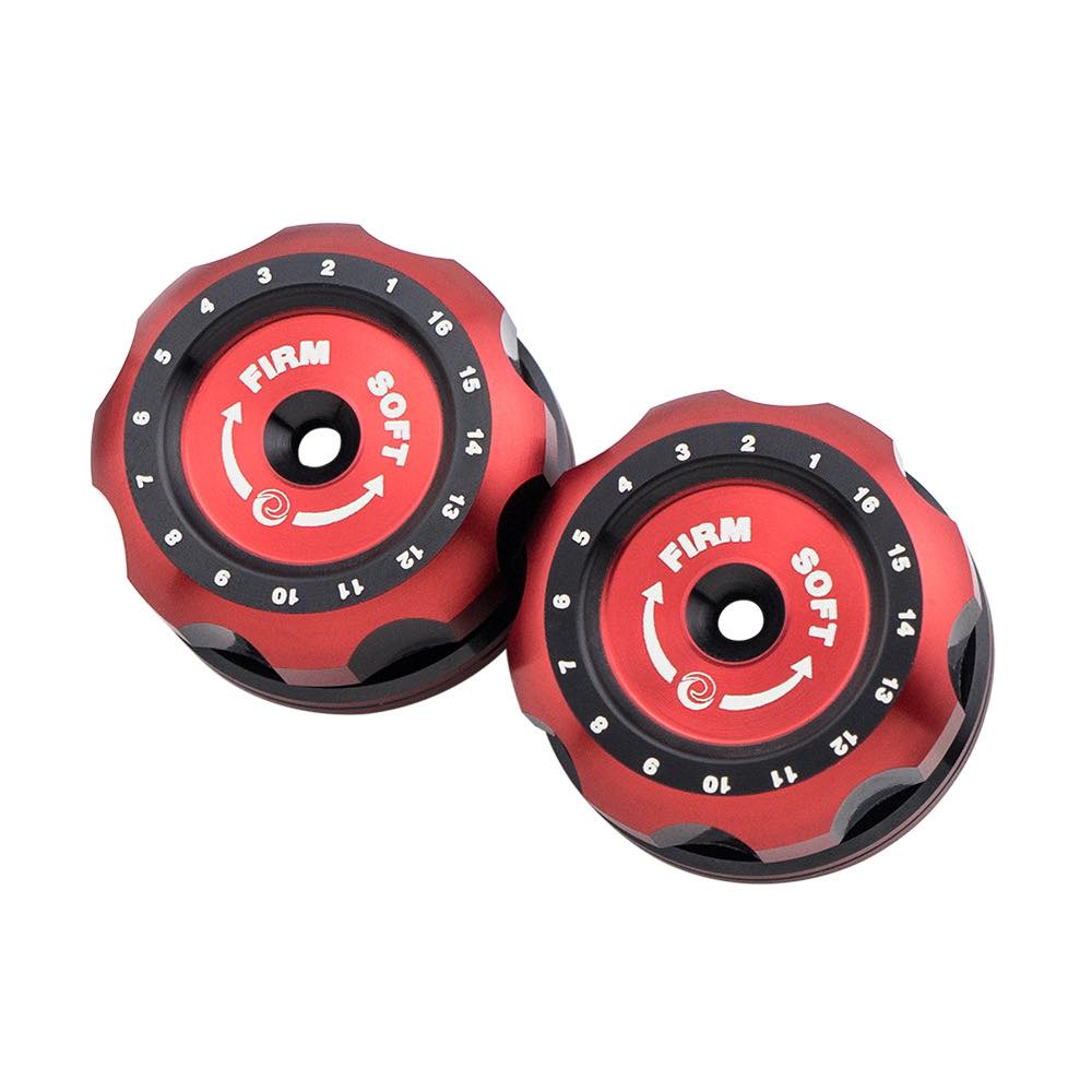 หมุดปรับคอมเพชชั่นโช๊คหลัง pro fender ex series ทุกรุ่น Revolution 2โทน มี6สี ราคา950