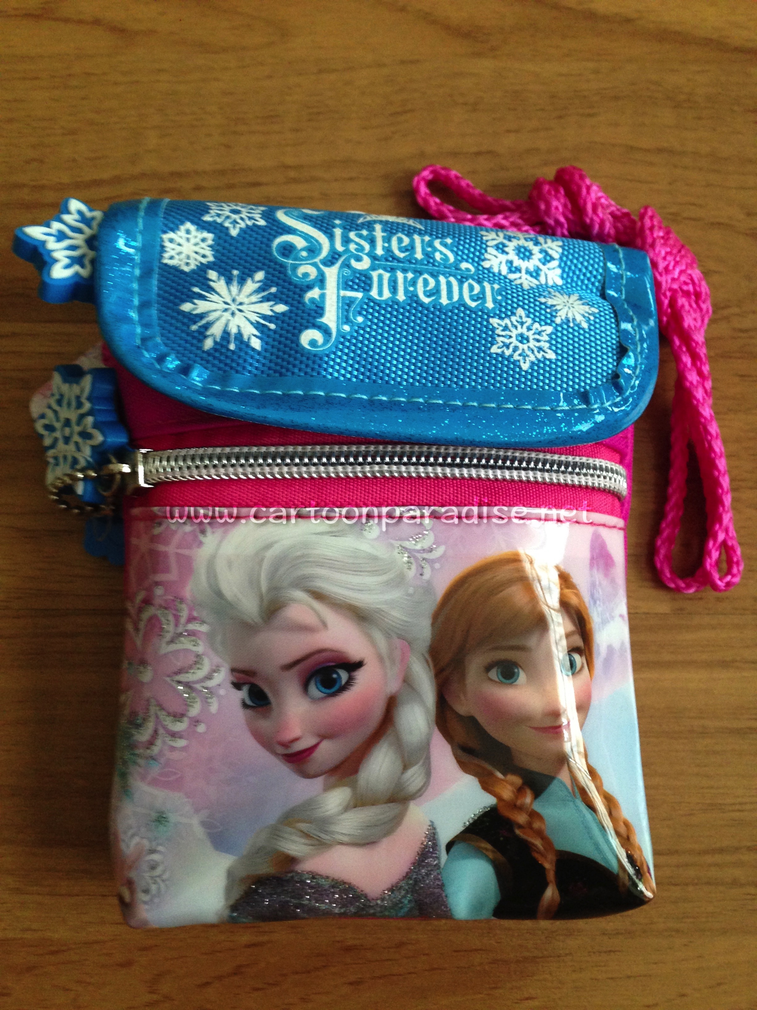 กระเป๋าสะพายข้าง กระเป๋าคล้องคอ โฟรเซ่น แอนนา เอลซ่า Frozen Anna Elsa Shoulder Bag Sling Bag