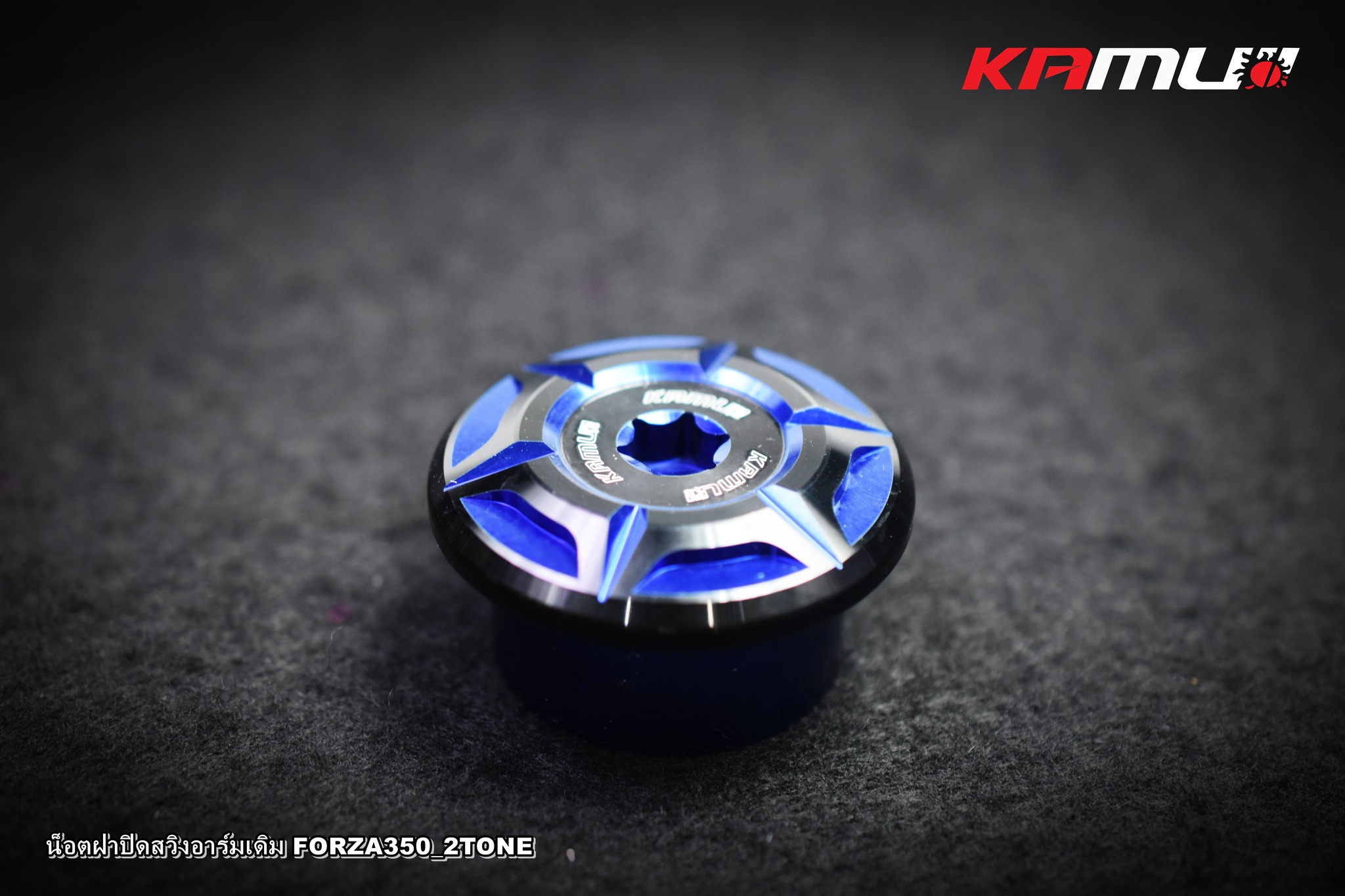 น็อตฝาปิดสวิงอาร์มเดิม KAMUI 2-TONE Forza-350 ราคา 650 บาท