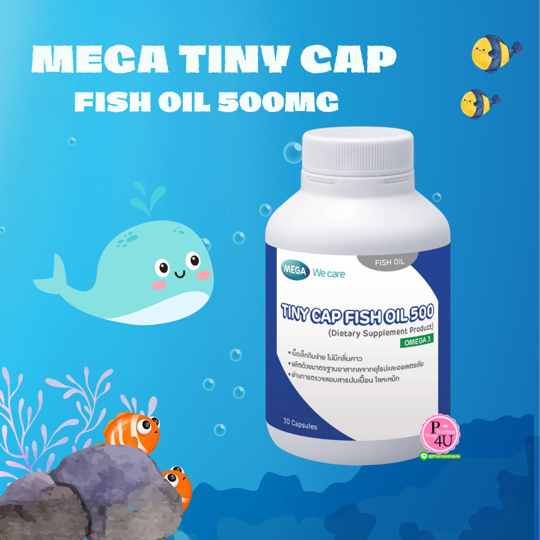 MEGA TINY CAP FISH OIL 500MG 30S
